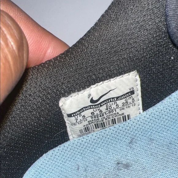 Nike 7.5 Men's Air Force 1 Foamposite Pro low top Pewter Silver - Picture 10 of 13